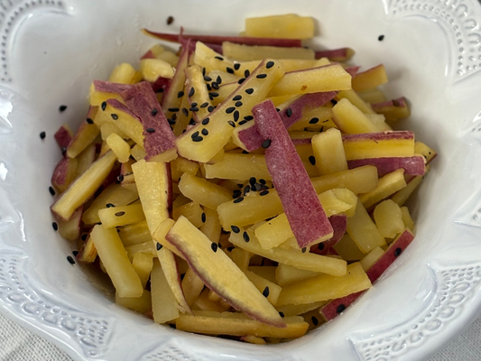 さつまいもの塩バターきんぴら風