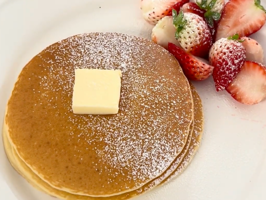 ふんわり米粉パンケーキ