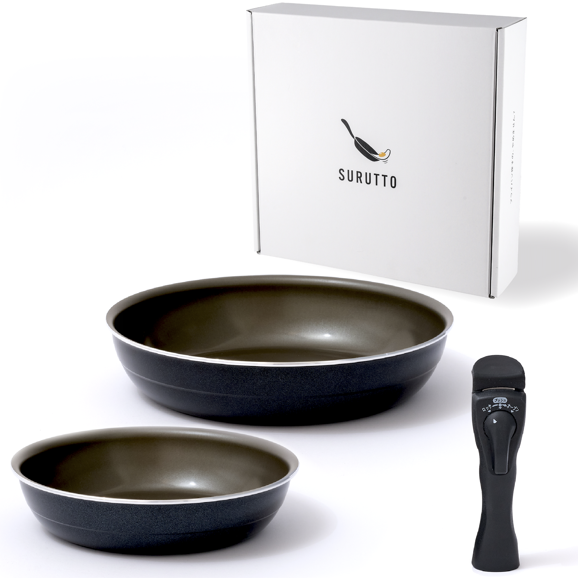 SURUTTO取っ手がとれるフライパン 3点セット SURUTTO_Amazon__ver__3_setTOP_